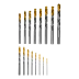Набор сверл по металлу Denzel 723003, 1-10 мм, Р6М5-TiN, Golden Tip, 19 шт купить в Ноябрьске