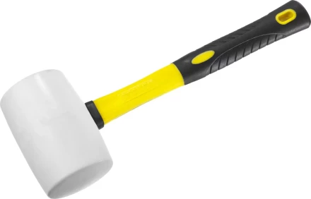 Киянка STAYER &quot;PROFI&quot; резиновая БЕЛАЯ, с фиберглассовой ручкой, 900г 20533-900 купить в Ноябрьске