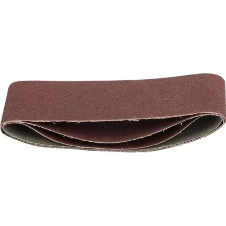 Лента STAYER &quot;MASTER&quot; шлифовальная универсальная бесконечная на тканевой основе, для ЛШМ, P60, 75х457мм, 3шт 35441-060 купить в Ноябрьске