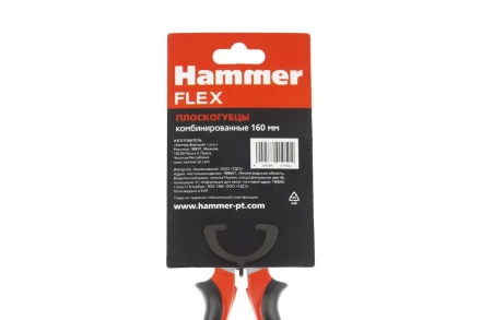 Пассатижи HAMMER Flex 601-050 160 мм (6 дюймов) купить в Ноябрьске