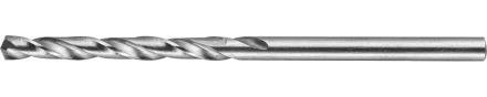 Сверло ЗУБР &quot;ЭКСПЕРТ&quot;  по металлу, цилиндрический хвостовик, быстрорежущая сталь Р6М5, класс точности А1, 3х61мм 4-29625-061-3 купить в Ноябрьске