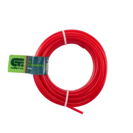 Леска для триммера квадратная, 4.0 мм х 10 м, Россия Сибртех 961825 купить в Ноябрьске