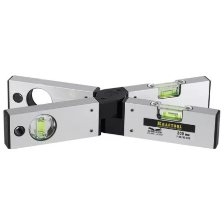 Уровень KRAFTOOL &quot;PRO&quot; &quot;MASS Level&quot;, раскладной, 3 ампулы, 300мм 1-34730-030 купить в Ноябрьске