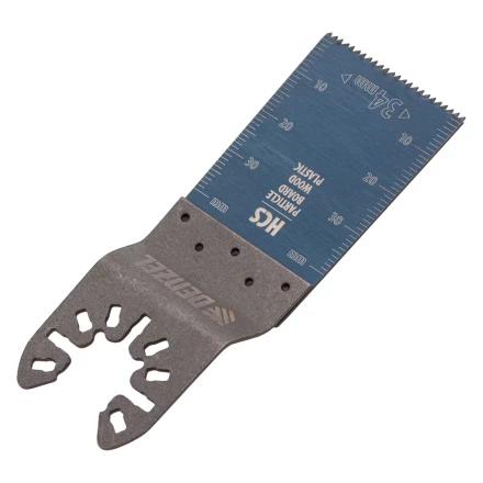 Насадка для МФИ режущая пазовая прямая, HCS, по дереву, 34 х 1.4 мм, мелкий зуб Denzel 782312 купить в Ноябрьске