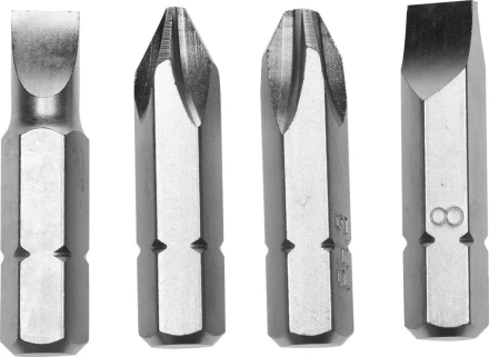 Набор STAYER &quot;PROFI&quot; Биты для ударно-поворотной отвертки, Cr-V, 38мм, 4 предмета 25667-S4 купить в Ноябрьске