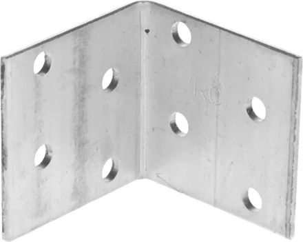Крепежный угол ЗУБР &quot;МАСТЕР&quot; равносторонний, 40х60х60мм, 1шт 310206-040-060 купить в Ноябрьске