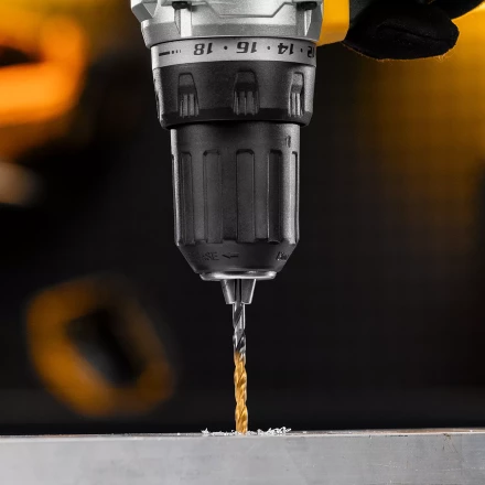 Сверло спиральное по металлу Denzel 4 x 75мм, Р6М5, Golden Tip, многогранная заточка 718272 купить в Ноябрьске