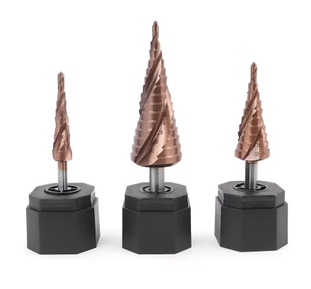 Ступенчатое сверло MESSER HSS CO  4-22х10 с кобальтовым покрытием и тремя спиральными канавками. купить в Ноябрьске