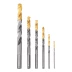 Набор сверл по металлу Denzel, 2-8мм, Р6М5К8-TiN, Golden Tip, 6 шт 723004 купить в Ноябрьске