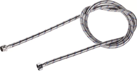 Подводка гибкая ЗУБР для воды, оплетка из нержавеющей стали, г/ш 1/2&quot; - 2м 51005-G/S-200 купить в Ноябрьске