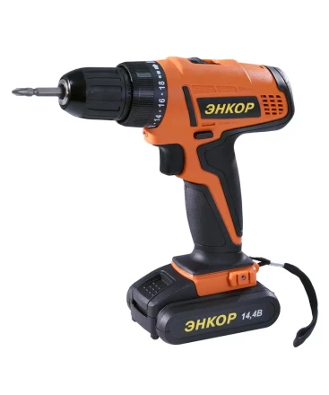 Шуруповерт акк ДША-2 14,4ЭР/10Л кейс Энкор 50024 купить в Ноябрьске
