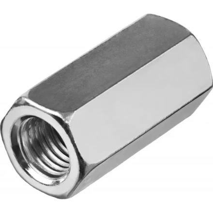 Гайка ЗУБР переходная, DIN 6334, оцинкованная, M6, ТФ6, 5 шт. 4-303756-06 купить в Ноябрьске