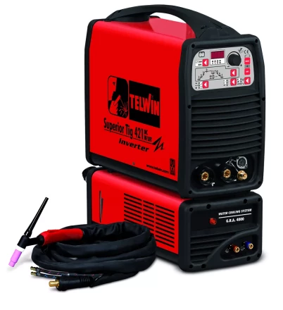 Сварочный аппарат Telwin SUPERIOR TIG 421 DC-HF/LIFT AQUA  TIG ACC  купить в Ноябрьске