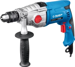 Дрель ударная двухскоростная + кейс ЗДУ-1100-2 ЭРМКМ2 серия ПРОФЕССИОНАЛ