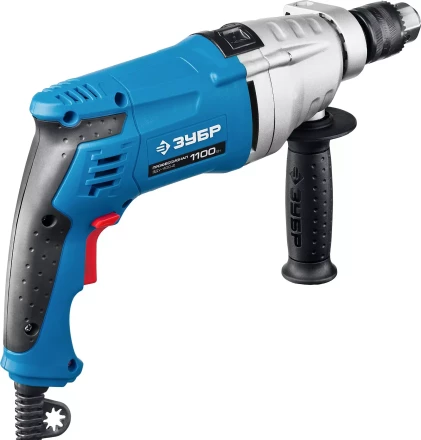 Дрель ударная двухскоростная + кейс ЗДУ-1100-2 ЭРМКМ2 серия ПРОФЕССИОНАЛ купить в Ноябрьске