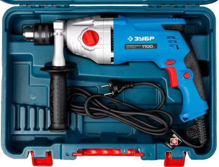 Дрель ударная двухскоростная + кейс ЗДУ-1100-2 ЭРМКМ2 серия ПРОФЕССИОНАЛ купить в Ноябрьске