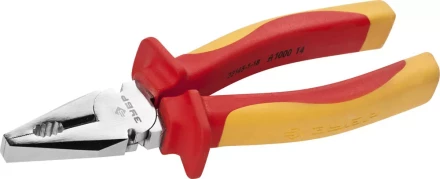 Плоскогубцы ЗУБР &quot;ПРОФЕССИОНАЛ&quot; &quot;ПРОФИЭЛЕКТРИК&quot;, диэлектрические комбинированные, двухкомп рукоятка, до ~1000В, 180мм 22145-1-18 купить в Ноябрьске