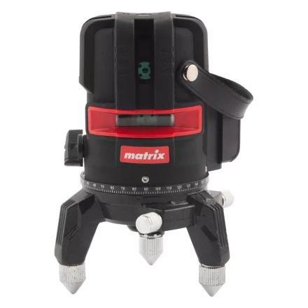 Лазерный уровень ML 06 Green, 30 м, 520 нм, аккумулятор Li 2800 мАч, резьба 5/8&quot; Matrix 35067 купить в Ноябрьске