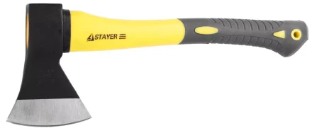 Топор STAYER &quot;кованый с двухкомпонентной стеклопластиковой рукояткой, 0,8кг 2062-08 купить в Ноябрьске