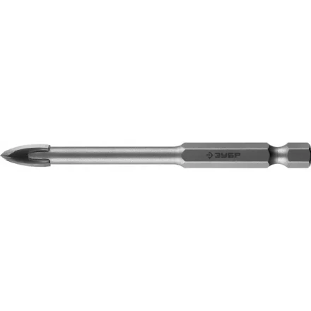 Сверло ЗУБР &quot;ПРОФЕССИОНАЛ&quot; с четырьмя режущими лезвиями  по стеклу и кафелю, d=8мм 29845-08_z01 купить в Ноябрьске