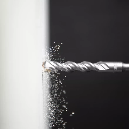 Бур по бетону Denzel, 10 x 160 мм, двойная спираль, три пылеотводящие кромки, 705016 купить в Ноябрьске