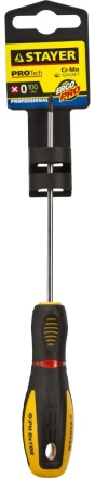 Отвертка STAYER &quot;PROFI&quot; &quot;PROTech&quot;, двухкомп рукоятка, намагниченная, Cr-Mo, PH0x100мм 25132-0-10_z02 купить в Ноябрьске