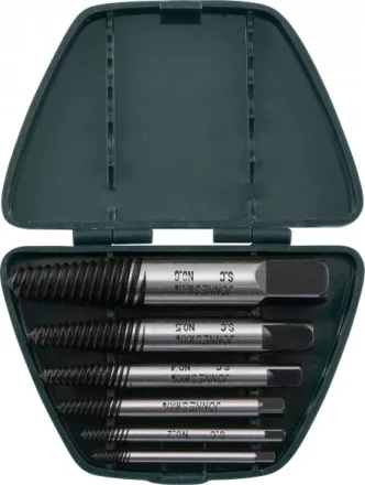 Комплект экстракторов съемник шпилек 1/8&quot;- 3/4&quot; 6 предметов  AG 010048  Jonnesway 47023 купить в Ноябрьске