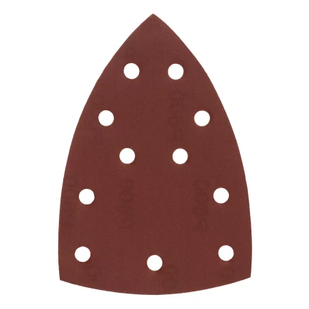 Треугольник абразивный на ворc. подложке под &quot;липучку&quot;, перф., P 600, 150х150х100 мм, 5 шт. Denzel 738697 купить в Ноябрьске