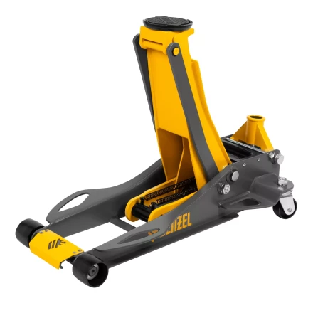 Домкрат гидравлический подкатной Denzel 51250, 3 т, 75-500 мм, быстрый подъем, низкий подхват, проф. купить в Ноябрьске