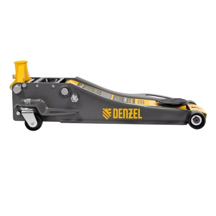 Домкрат гидравлический подкатной Denzel 51250, 3 т, 75-500 мм, быстрый подъем, низкий подхват, проф. купить в Ноябрьске