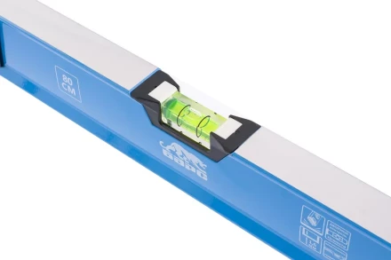 Уровень алюминиевый двуручный 800 мм профиль 1.6 мм фрезерованный ударопрочные заглушки 3 глазка БАРС 34352 купить в Ноябрьске