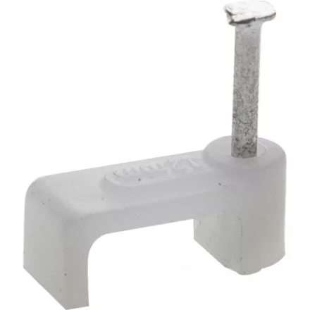 ЗУБР &quot;МАСТЕР&quot;. Скоба-держатель для плоского кабеля, с оцинкованным гвоздем, 4 мм, 50 шт 45112-04 купить в Ноябрьске