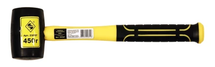 Киянка резин.450гр.с фиберглассовой рукоят.1/6/36 23057 купить в Ноябрьске