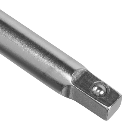 Вороток Г-образный, 150*40 мм, квадрат 1/4&quot;, CrV, матовый хром Denzel 14061 купить в Ноябрьске