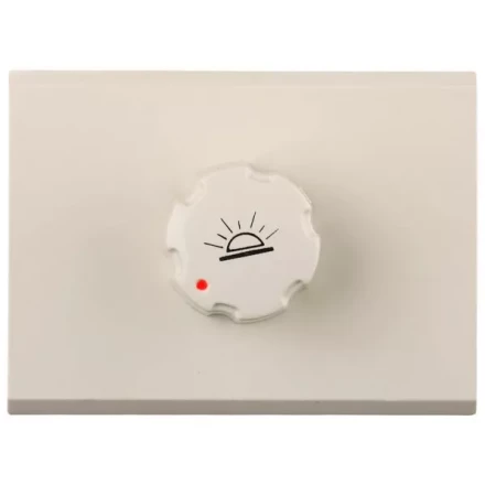 Диммер СВЕТОЗАР "ЭФФЕКТ" без вставки и рамки, цвет бежевый, 60-500Вт SV-54442-B купить в Ноябрьске