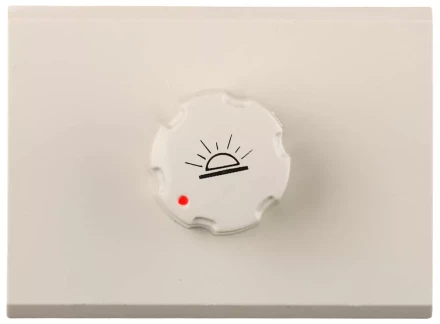 Диммер СВЕТОЗАР "ЭФФЕКТ" без вставки и рамки, цвет бежевый, 60-500Вт SV-54442-B купить в Ноябрьске