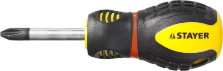Отвертка STAYER &quot;PROFESSIONAL&quot; &quot;PROTech&quot;, двухкомп рукоятка, намагниченная, Cr-Mo, PH2x38мм 25132-2-38_z02 купить в Ноябрьске