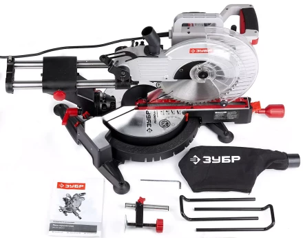 Пила торцовочная ЗУБР "МАСТЕР", сдвижная голова, 255 мм, 4800 об/мин, 1600 Вт ЗПТ-255-1600-Л-02 купить в Ноябрьске