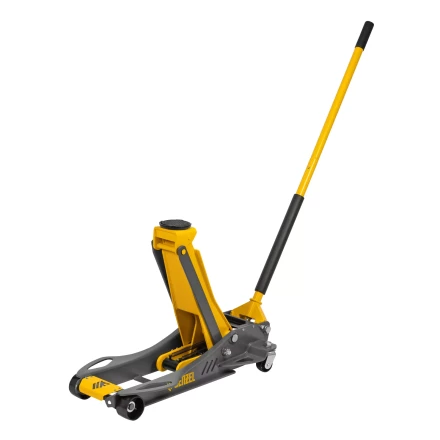 Домкрат гидравлический подкатной Denzel 51251, 3,8 т, 110-580 мм, быстрый подъем, низкий подхват, проф. купить в Ноябрьске