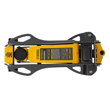 Домкрат гидравлический подкатной Denzel 51251, 3,8 т, 110-580 мм, быстрый подъем, низкий подхват, проф. купить в Ноябрьске