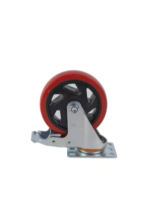 Колесо поворотное усиленное полиуретан SCBM 55 125 мм с тормозом 1027250 купить в Ноябрьске