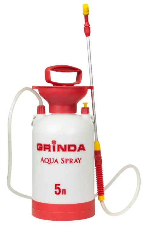 Опрыскиватель садовый GRINDA "Aqua Spray", широкая горловина, устойчивое дно, алюминиевый удлинитель, 5л 8-425115_z01 купить в Ноябрьске