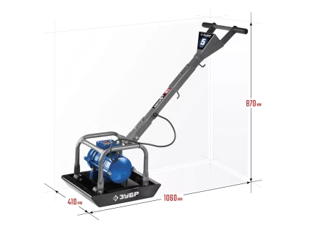 Виброплита электрическая ЗВПЭ-5 Г серия ПРОФЕССИОНАЛ купить в Ноябрьске