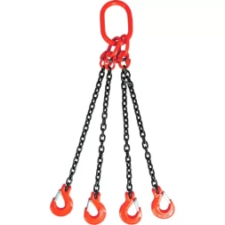 Строп цепной TOR 4СЦ г/п 26,5 т 7,0 м с самозакрывающимися крюками 1018607
