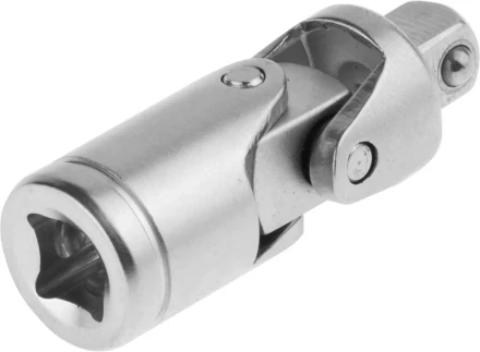 Шарнир карданный ЗУБР &quot;МАСТЕР&quot; (1/4&quot;), Cr-V, хроматированное покрытие 27723-1/4 купить в Ноябрьске