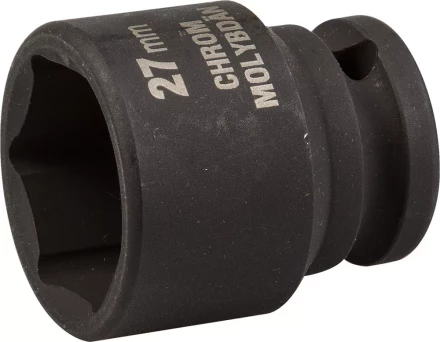 Торцовая головка KRAFTOOL &quot;INDUSTRIE QUALITAT&quot; ударная (1/2&quot;), FLANK, Cr-Mo, фосфатированная, 27 мм 27940-27_z01 купить в Ноябрьске