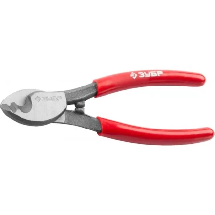 Кабелерез ЗУБР&quot;МАСТЕР&quot;для резки неброн кабеля из цв металлов, цельнокованые из Ст 55,кабель сечением до 22 мм2,150мм 23343-15 купить в Ноябрьске