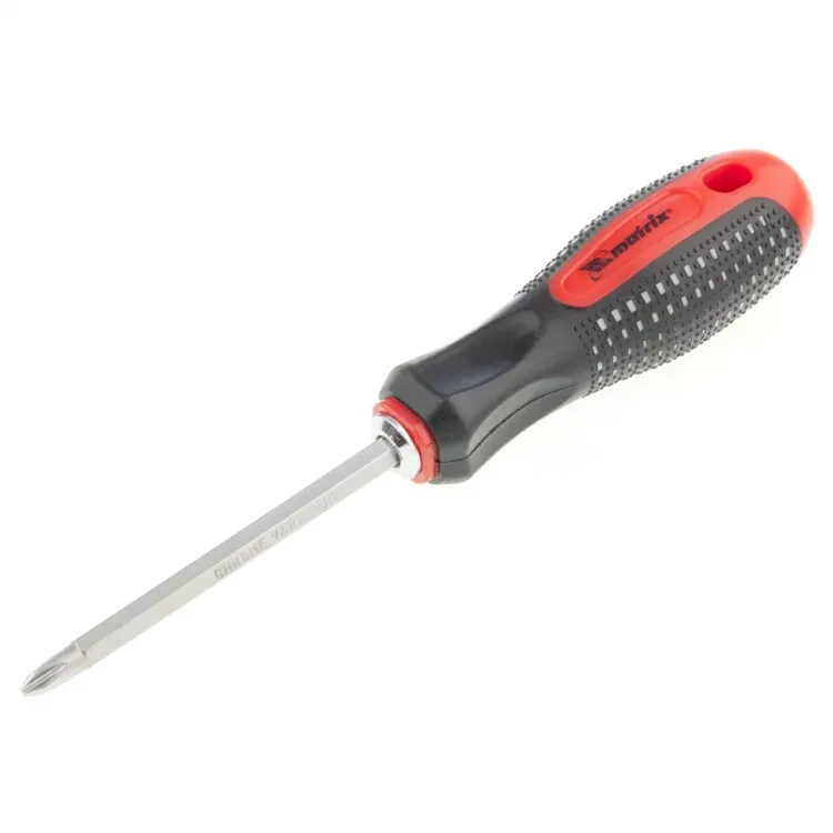 Отвертка комбинированная Fusion SL6,0 / Ph2 мм CrV 3-х компонентная рукоятка anti slip MTX 114519 купить в Ноябрьске