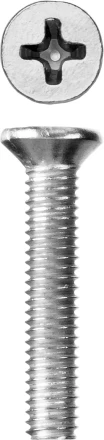 Винт ЗУБР &quot;МАСТЕР&quot; DIN 965, класс прочности 4.8, оцинкованный, M3x16мм, 5кг 303110-03-016 купить в Ноябрьске
