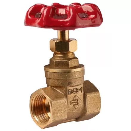 Задвижка ЗУБР клиновая латунная, 3/4&quot; 51212-3/4 купить в Ноябрьске